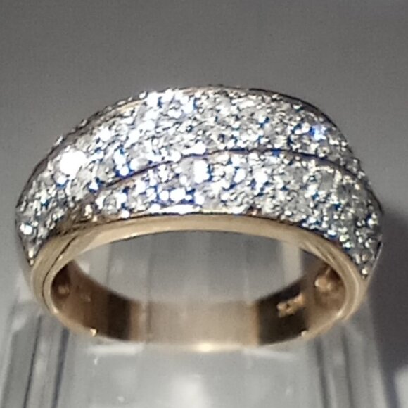 Scratch&Dent  – 4 Rings  – ~17.76g Gold  -- ~6.88ctw Diamonds/Gemstones - Picture 2 of 9